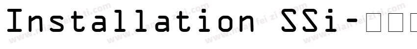 Installation SSi字体转换